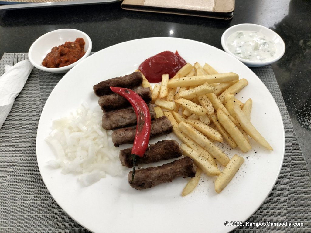 balkan restaurant with serbian chef in kampot, cambodia