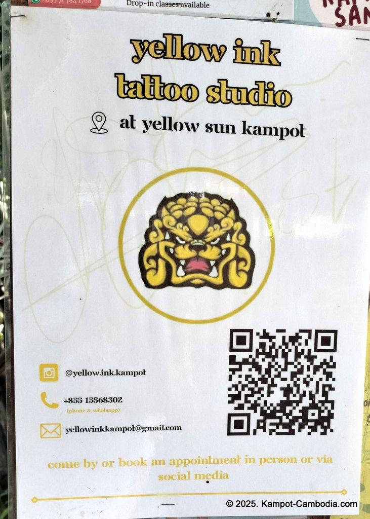 yellow sun hostel in kampot cambodia