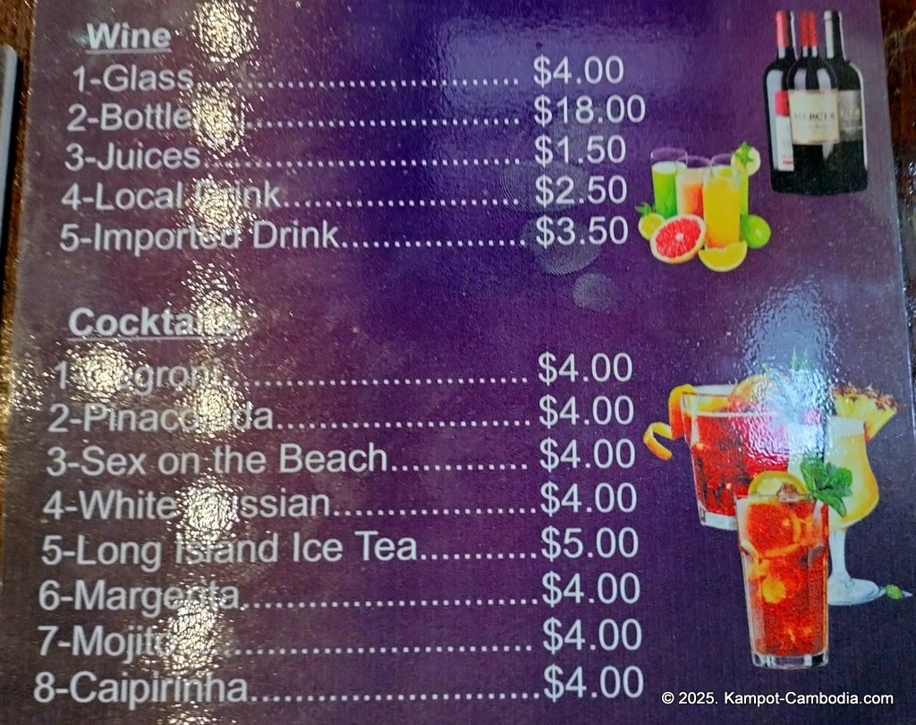 Oldie's Pub & Bar in Kampot, Cambodia