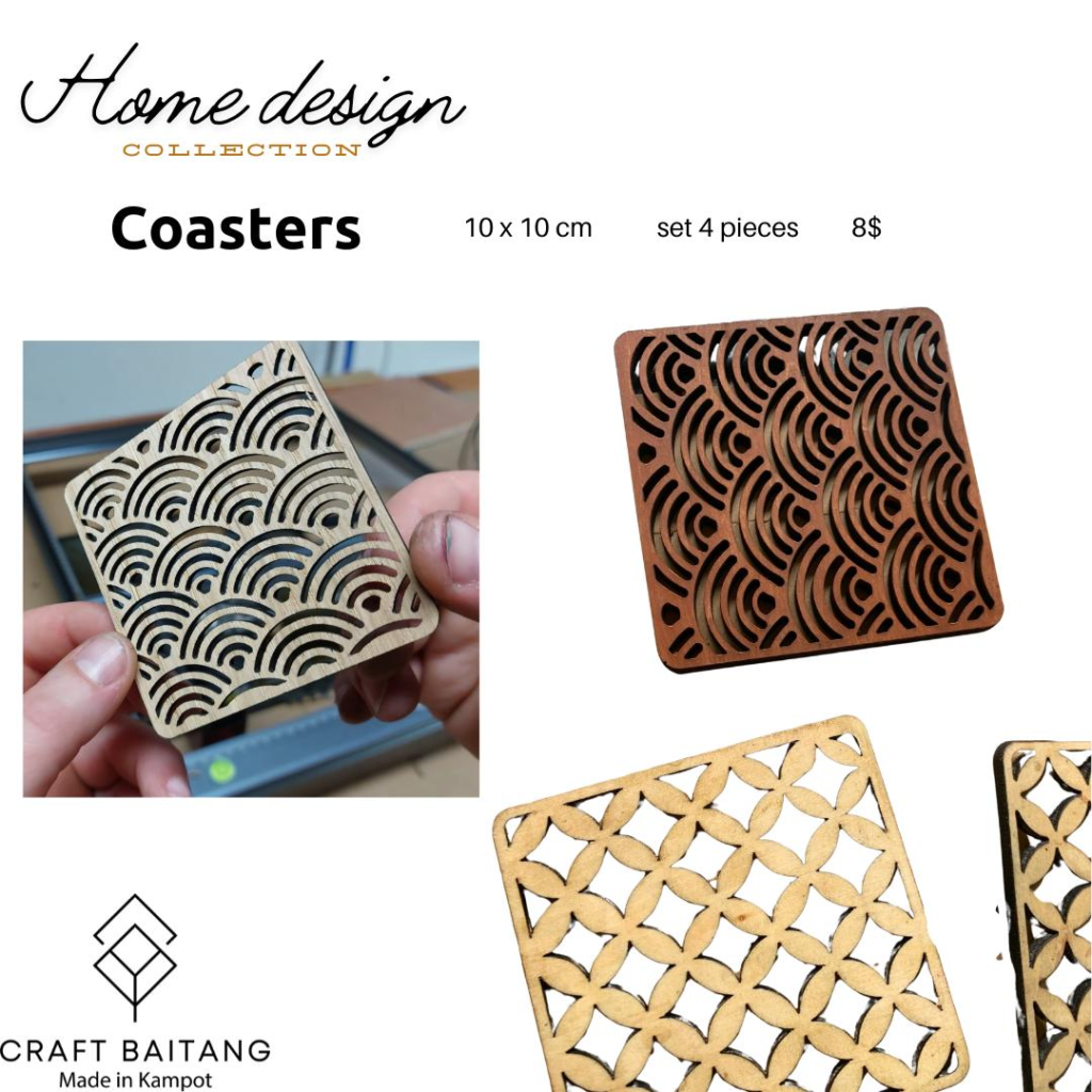 Craft Baitang & Friends crafts in Kampot, Cambodia.