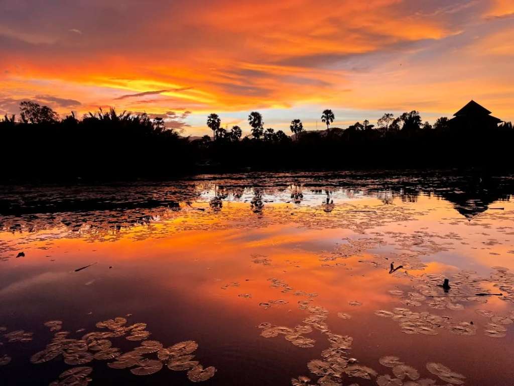 Shanti Shanti Indian restaurant and yoga in Kampot, Cambodia