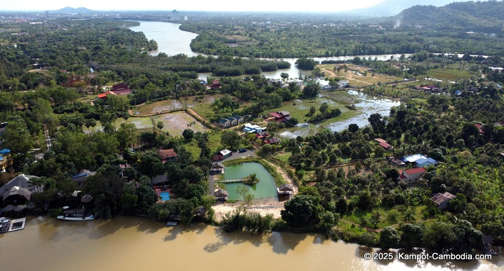 Champa Village in Kampot, Cambodia.