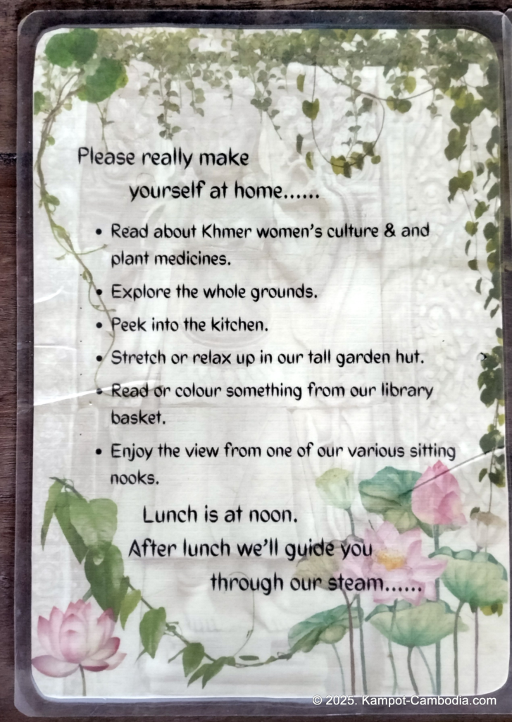 Banteay Srey Women's only Traditional Spa and Homestay in Kampot, Cambodia