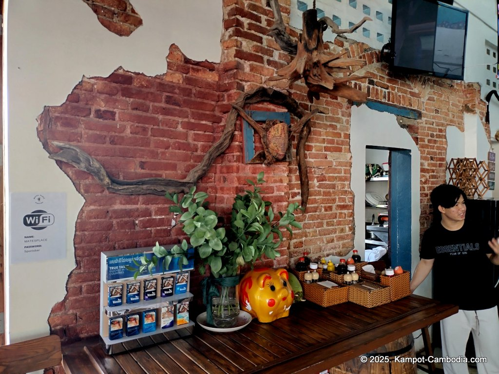 Mate's Place Sports Bar in Kampot, Cambodia