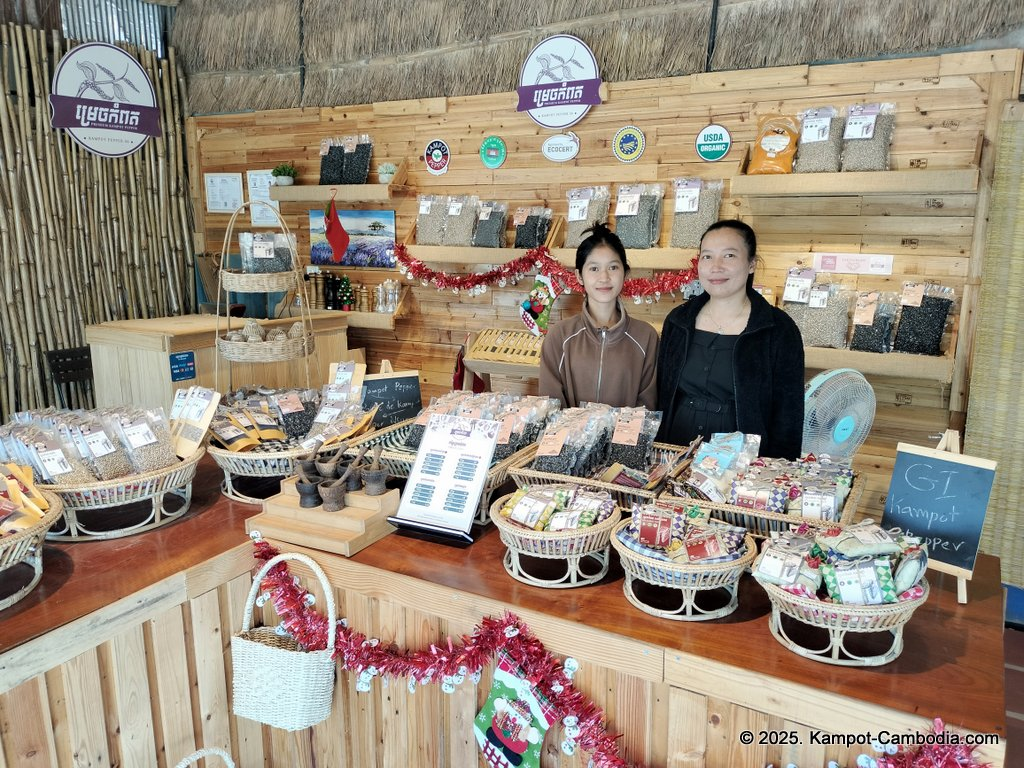 Kampot Pepper 26 store in Kampot, Cambodia