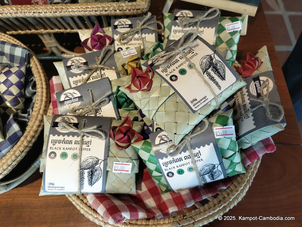 Kampot Pepper 26 store in Kampot, Cambodia