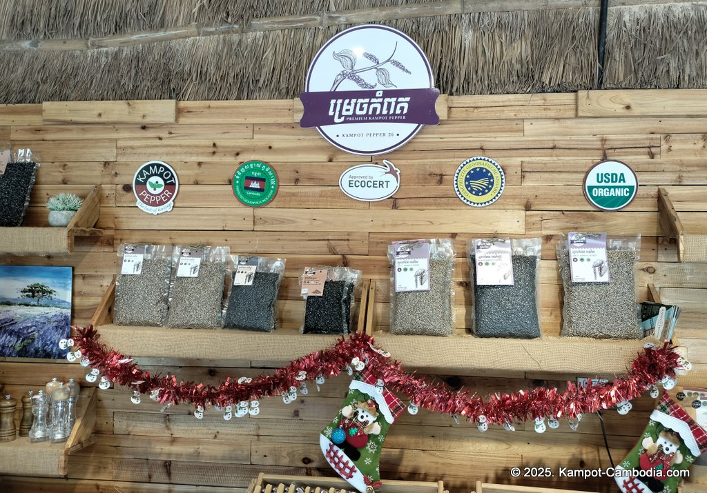 Kampot Pepper 26 store in Kampot, Cambodia