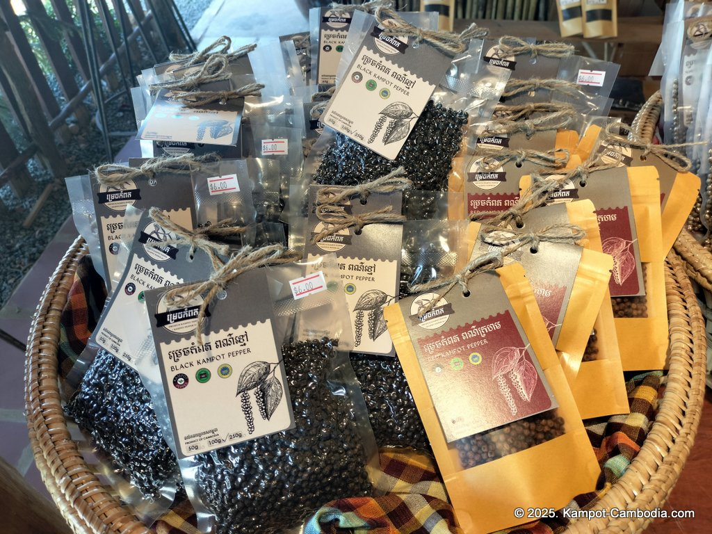 Kampot Pepper 26 store in Kampot, Cambodia