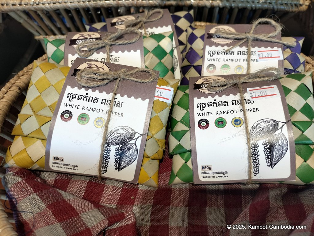 Kampot Pepper 26 store in Kampot, Cambodia