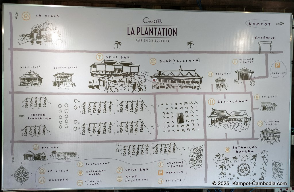 La Plantation Kampot Pepper farm in kampot cambodia. Pepper farm tours, cooking school, free tours.