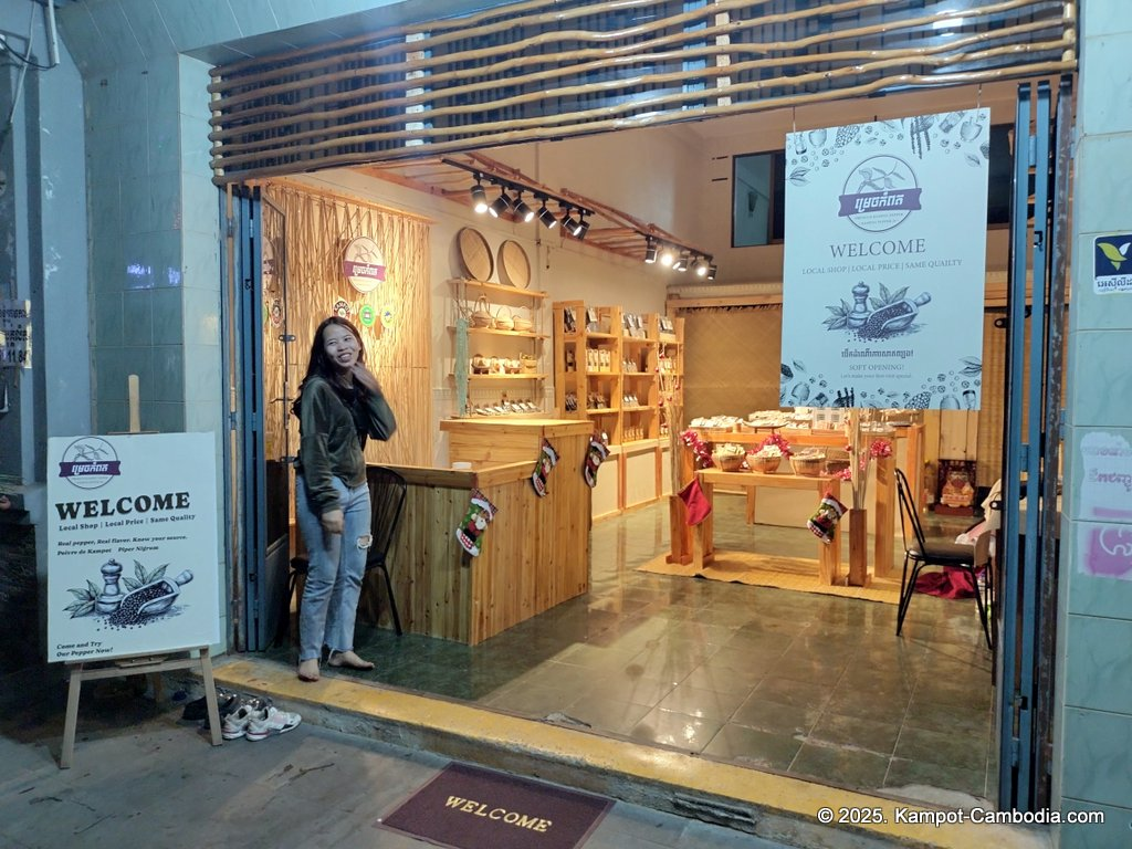 Kampot Pepper 26 store in Kampot, Cambodia