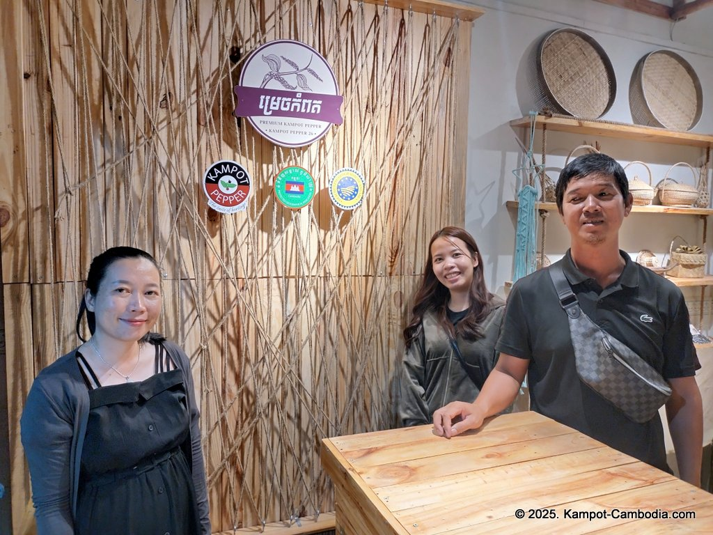 Kampot Pepper 26 store in Kampot, Cambodia