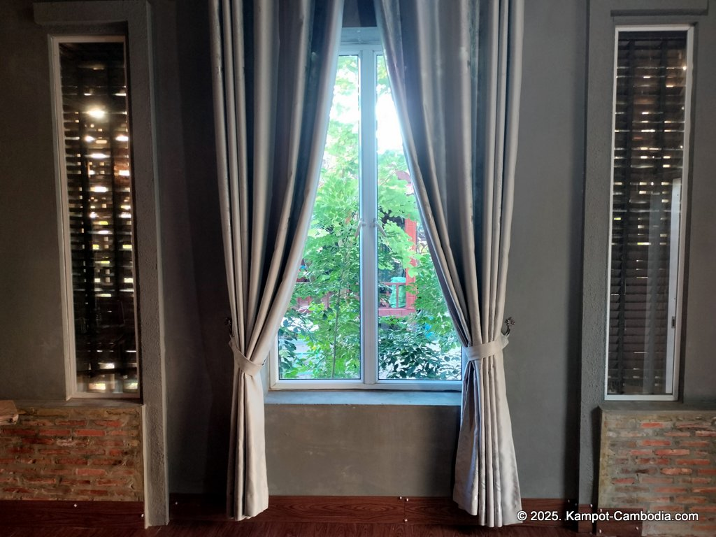 Mama Sa Hotel & Restaurant in Kampot, Cambodia.