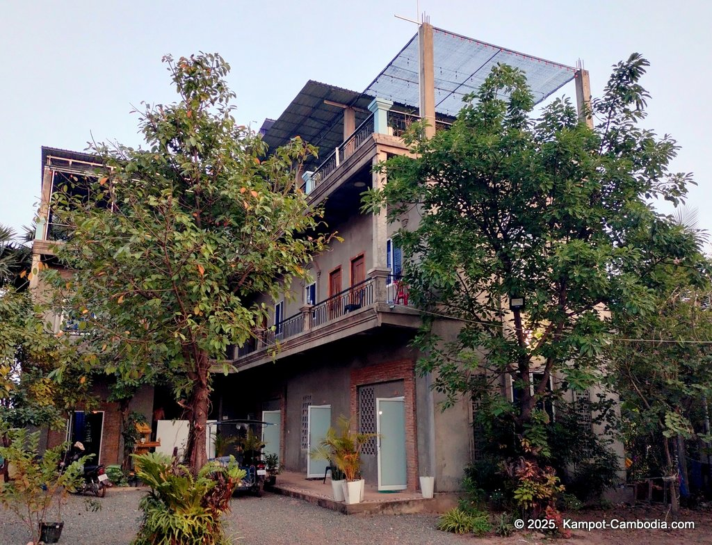 Mama Sa Hotel & Restaurant in Kampot, Cambodia.