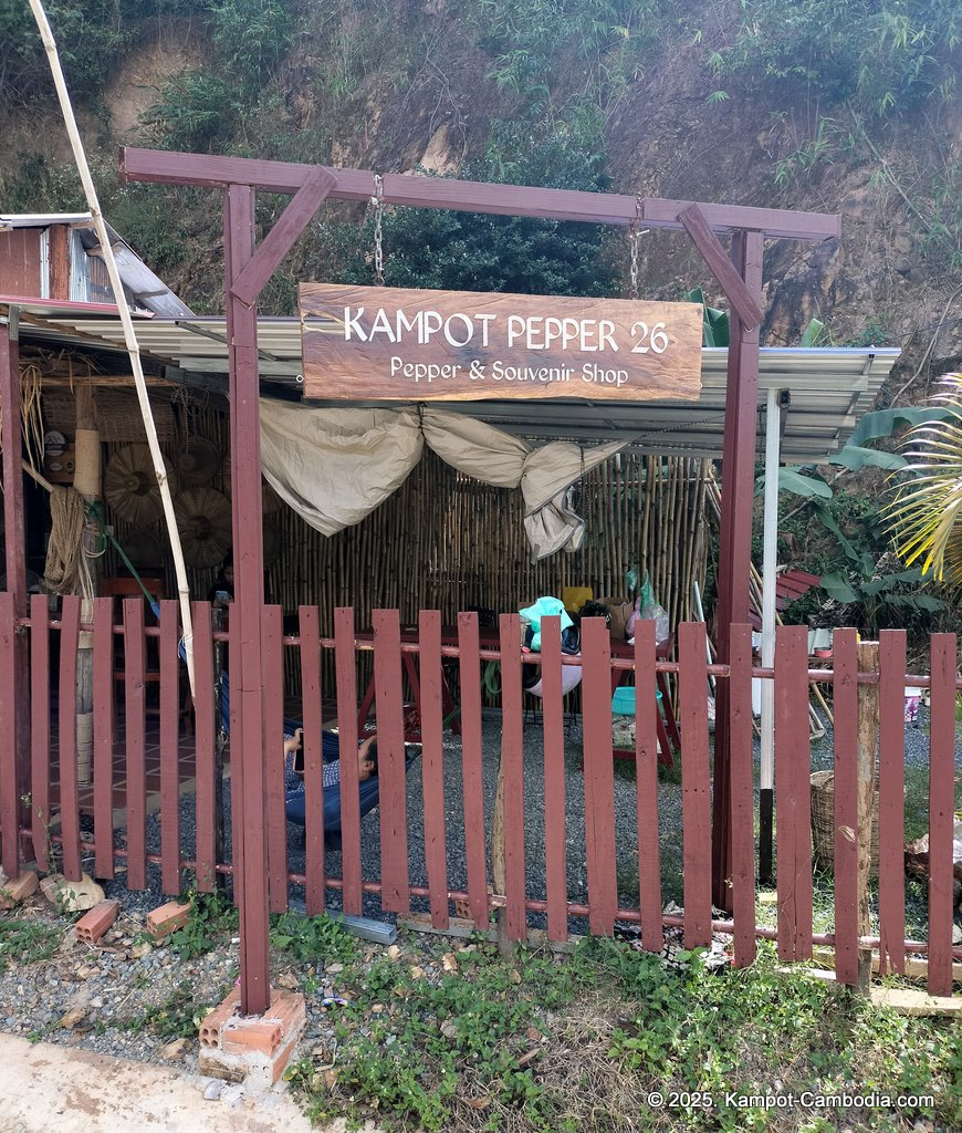 Kampot Pepper 26 store in Kampot, Cambodia