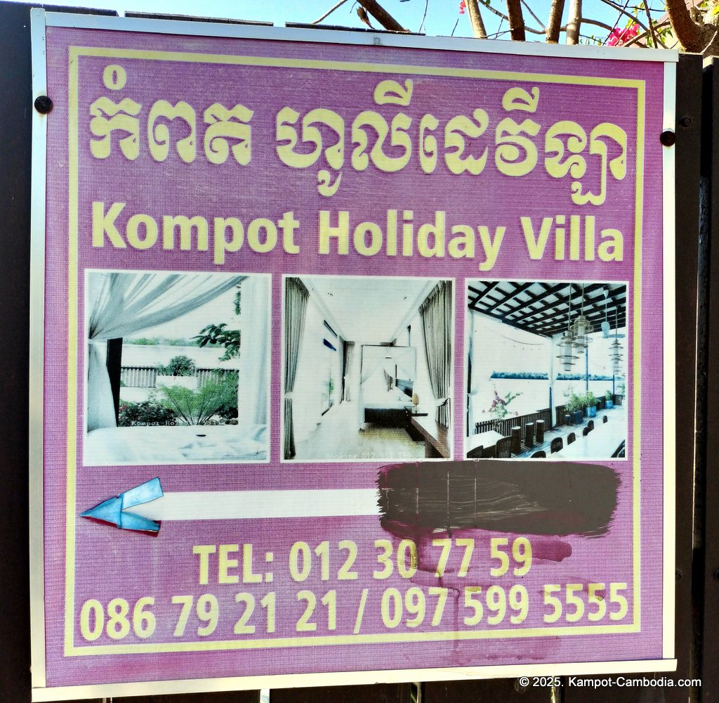 Kampot Holiday Villa on Fish Island in Kampot, Cambodia