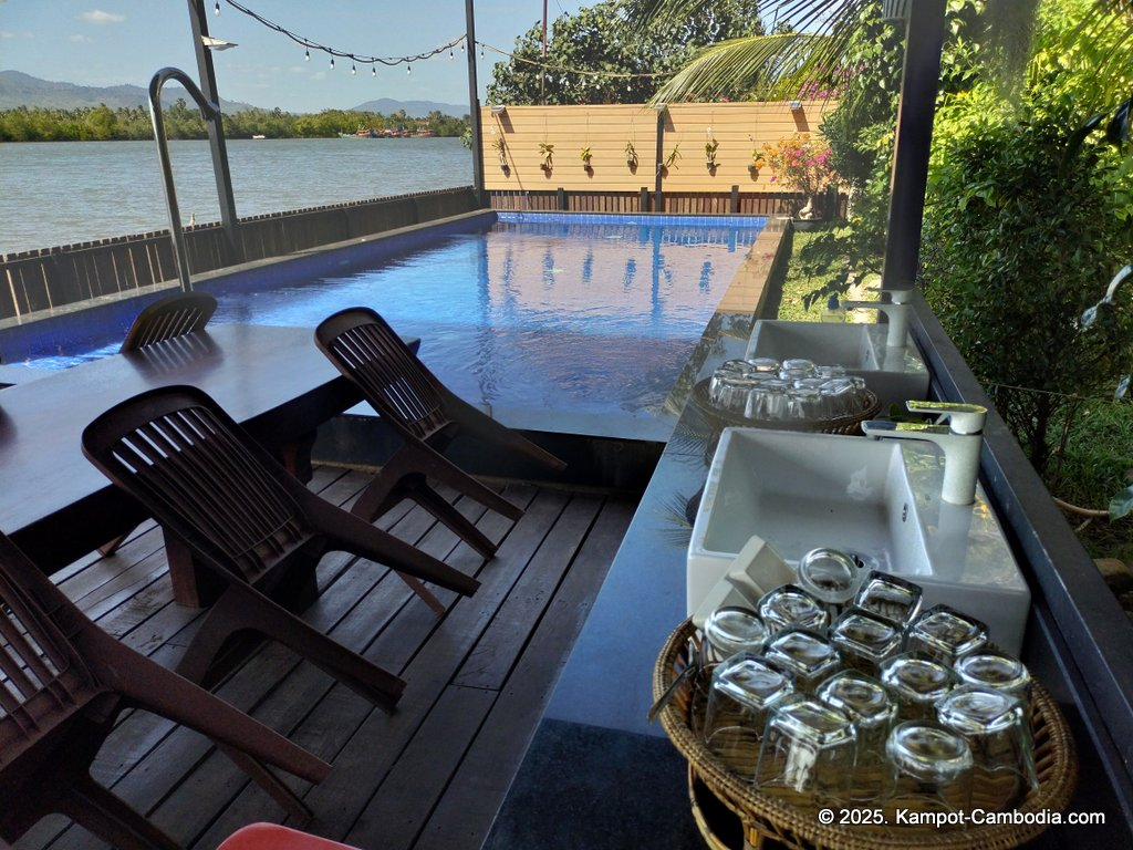 Kampot Holiday Villa on Fish Island in Kampot, Cambodia