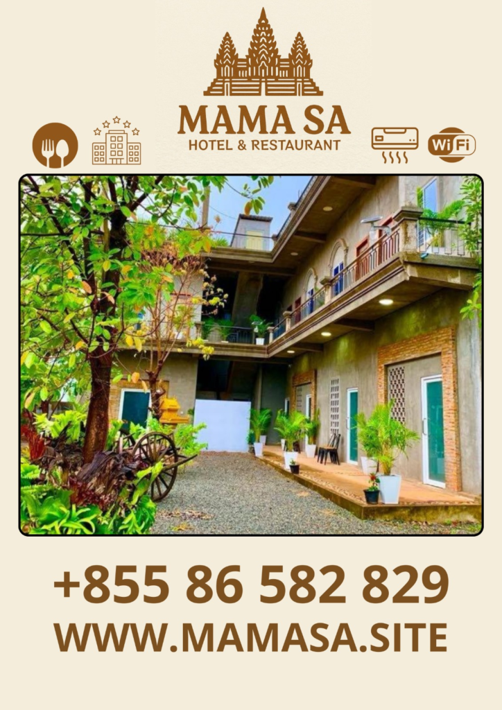 Mama Sa Hotel & Restaurant in Kampot, Cambodia.