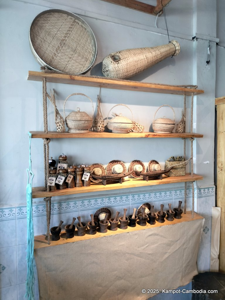 Kampot Pepper 26 store in Kampot, Cambodia