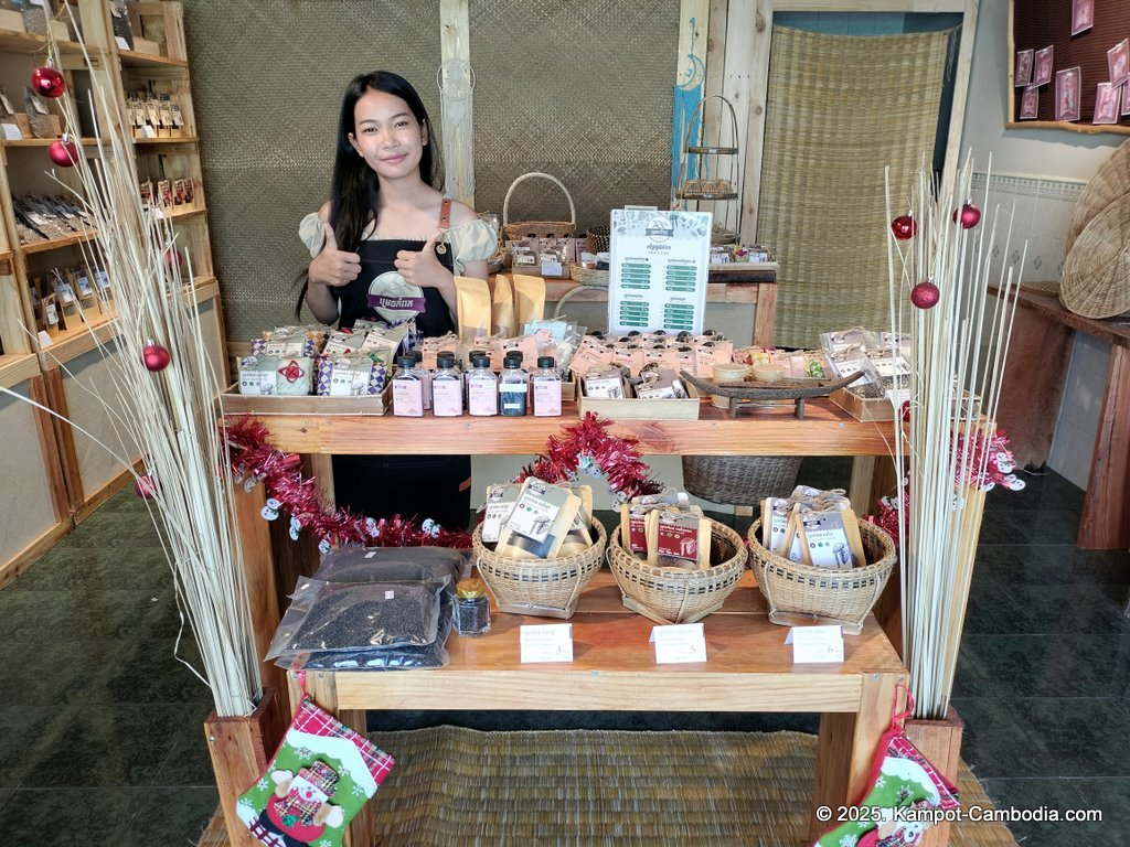 Kampot Pepper 26 store in Kampot, Cambodia