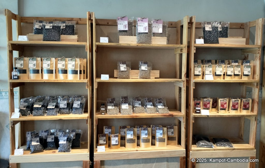 Kampot Pepper 26 store in Kampot, Cambodia