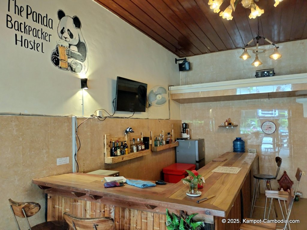 The Panda Backpaker Hostel in Kampot, Cambodia.
