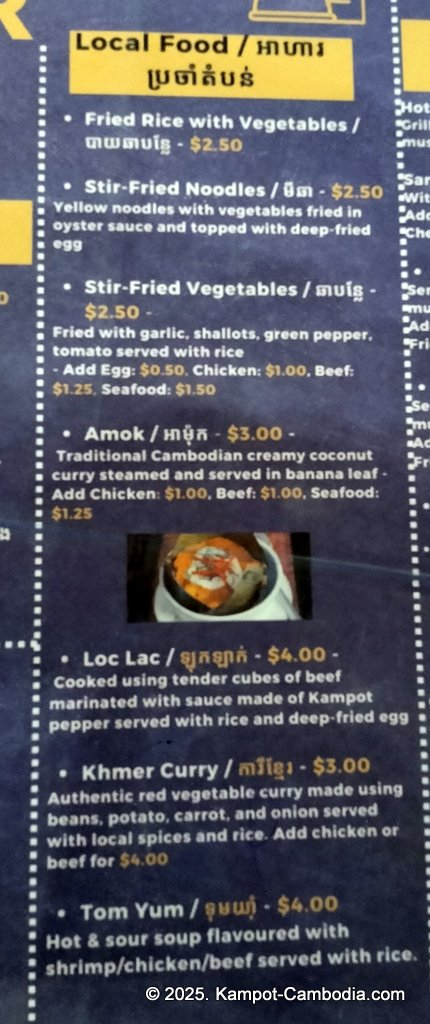 The Panda Backpaker Hostel in Kampot, Cambodia.