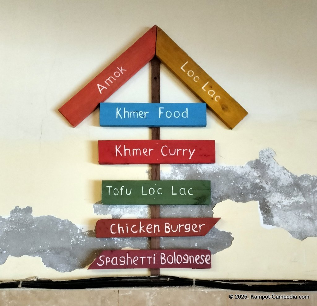 The Panda Backpaker Hostel in Kampot, Cambodia.