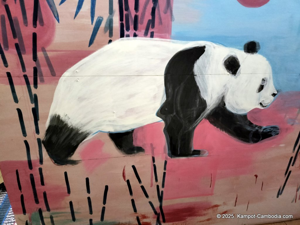 The Panda Backpaker Hostel in Kampot, Cambodia.