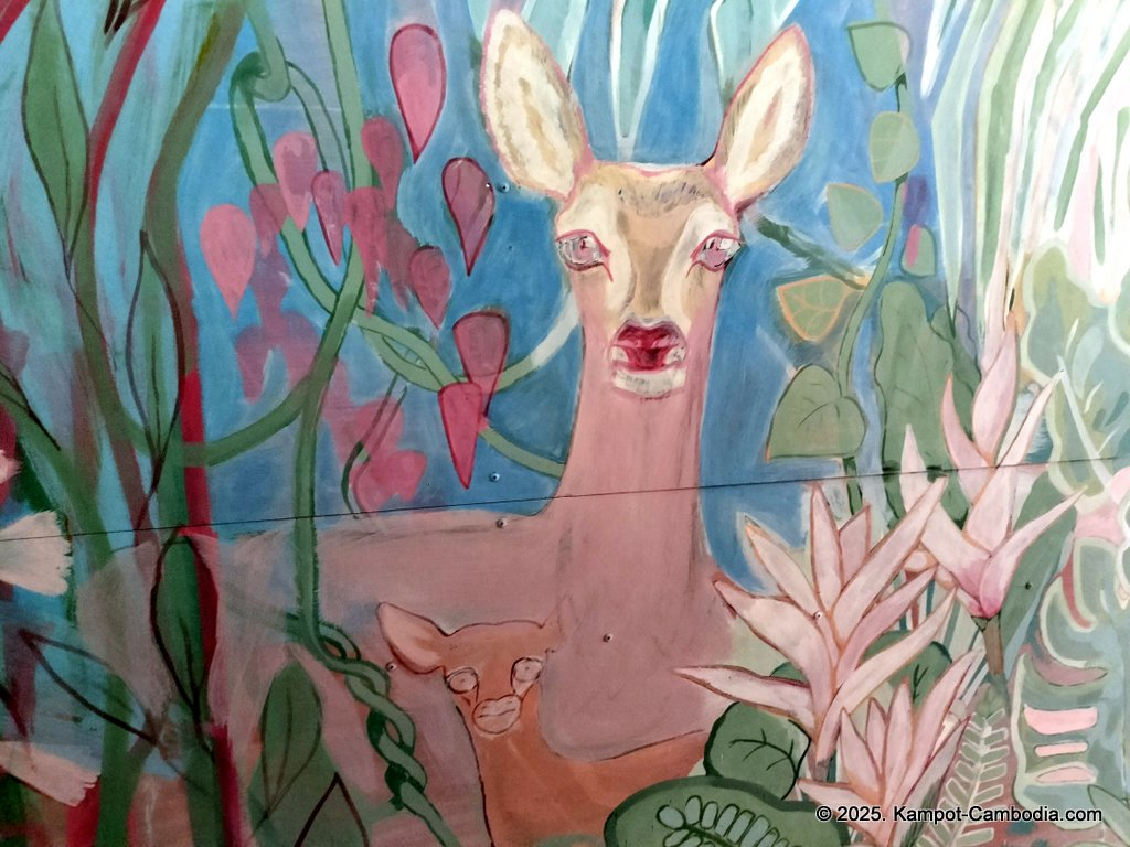 The Panda Backpaker Hostel in Kampot, Cambodia.