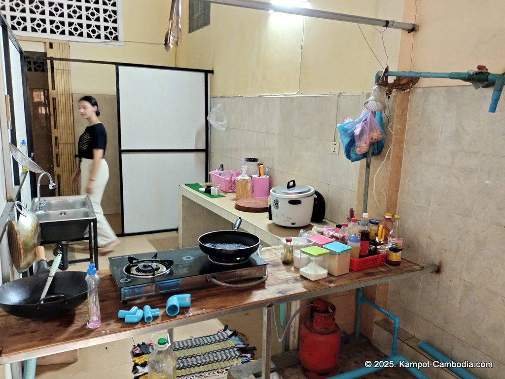 The Panda Backpaker Hostel in Kampot, Cambodia.