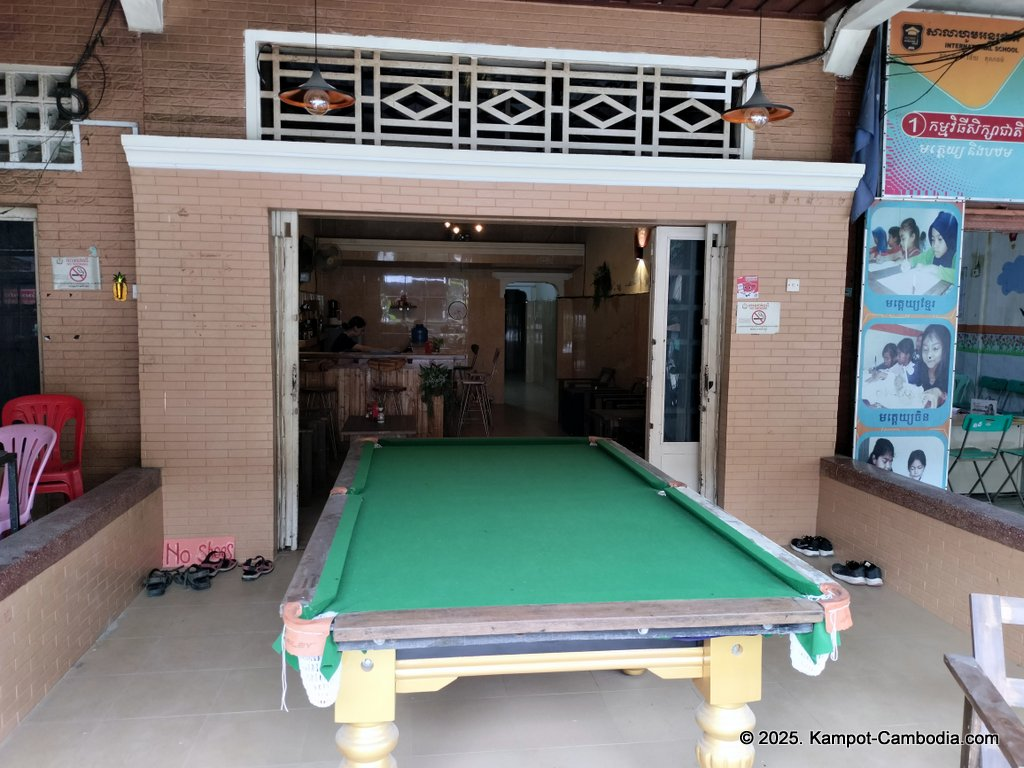 The Panda Backpaker Hostel in Kampot, Cambodia.