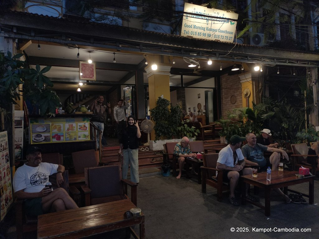 good morning kampot guesthouse in cambodia