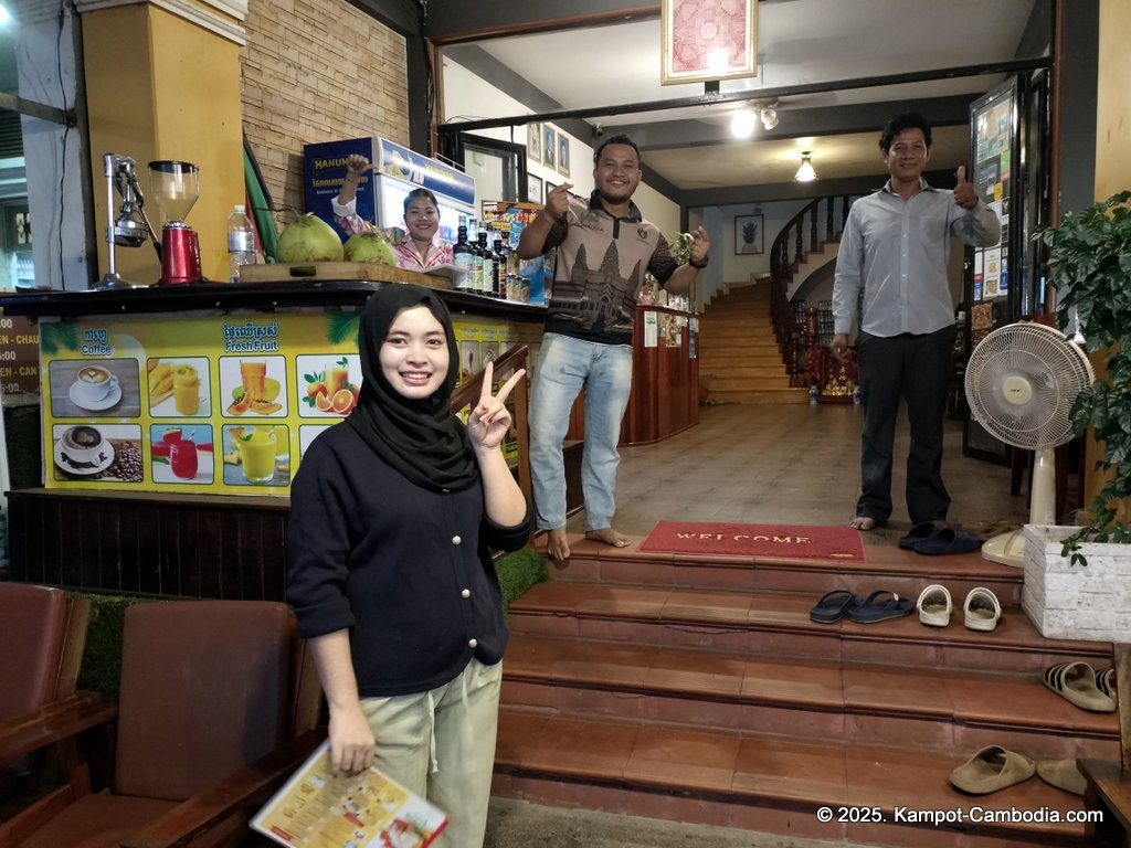 good morning kampot guesthouse in cambodia