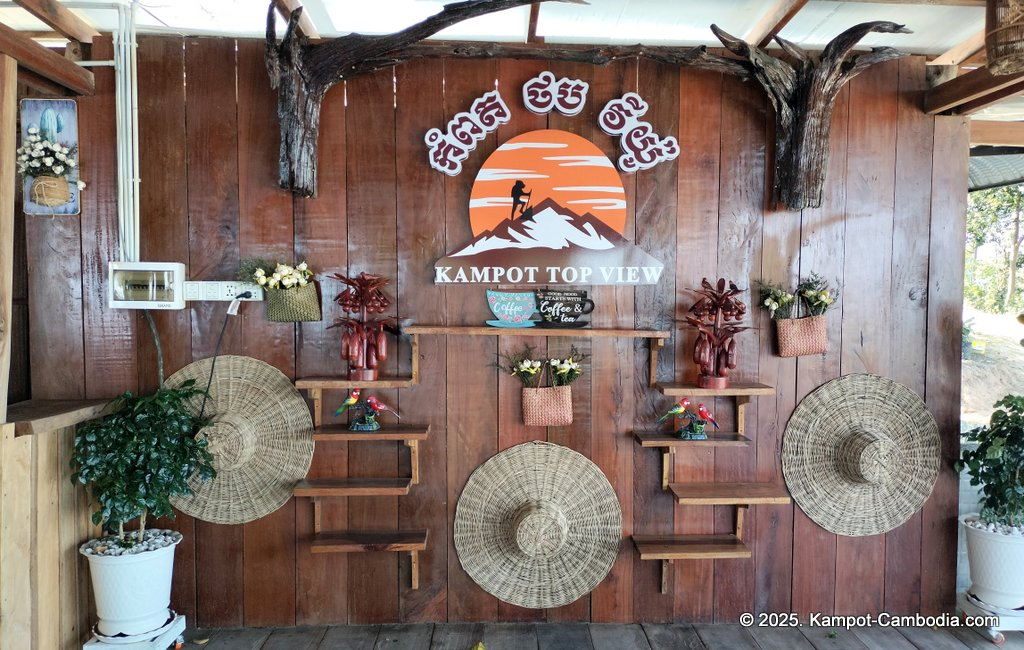 Kampot Top View Camping and Cafe on a mountain in Kampot, Cambodia