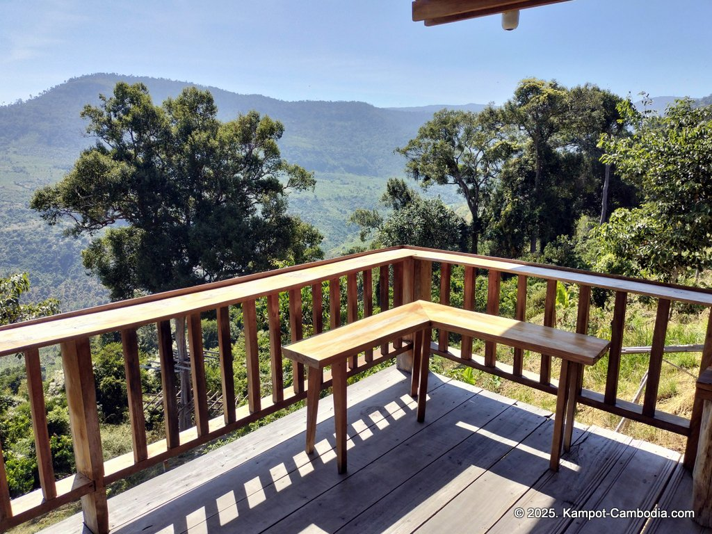Kampot Top View Camping and Cafe on a mountain in Kampot, Cambodia