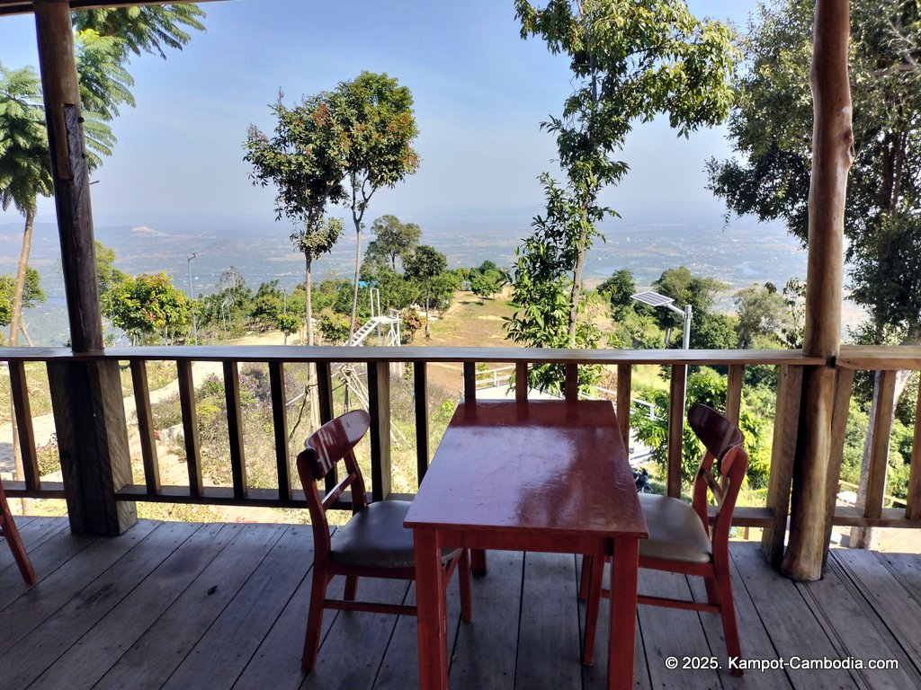 Kampot Top View Camping and Cafe on a mountain in Kampot, Cambodia