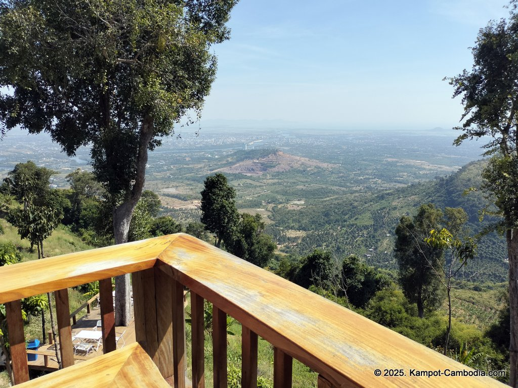 Kampot Top View Camping and Cafe on a mountain in Kampot, Cambodia