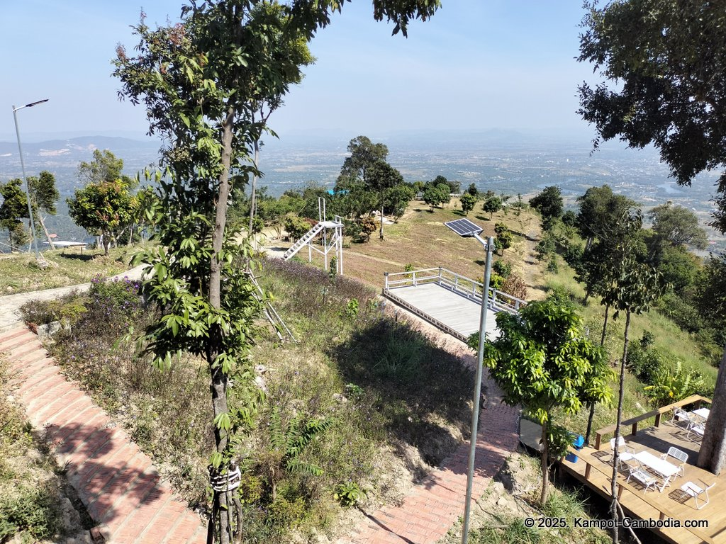 Kampot Top View Camping and Cafe on a mountain in Kampot, Cambodia