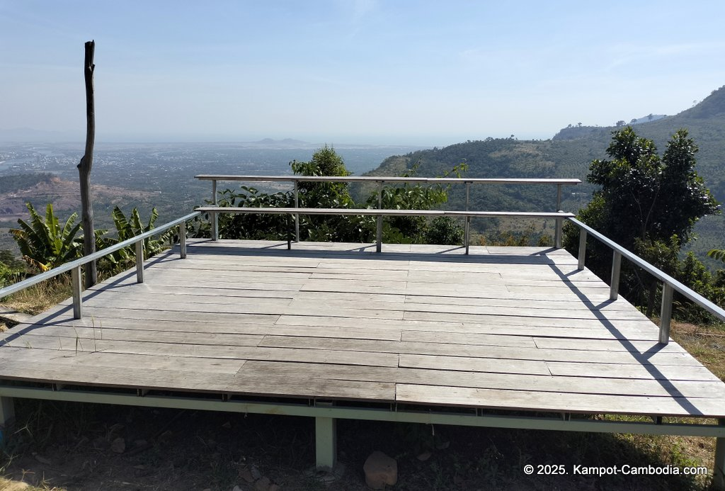 Kampot Top View Camping and Cafe on a mountain in Kampot, Cambodia