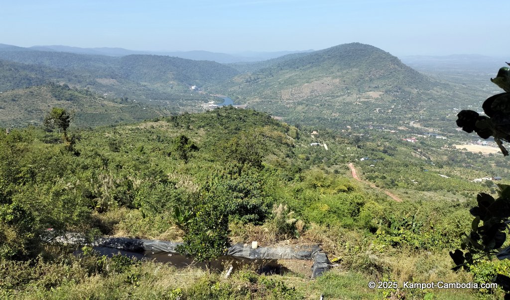 Kampot Top View Camping and Cafe on a mountain in Kampot, Cambodia