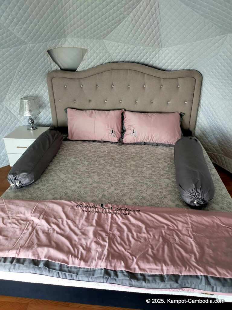 Kampot Top View Camping and Cafe on a mountain in Kampot, Cambodia