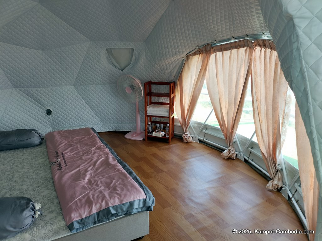 Kampot Top View Camping and Cafe on a mountain in Kampot, Cambodia