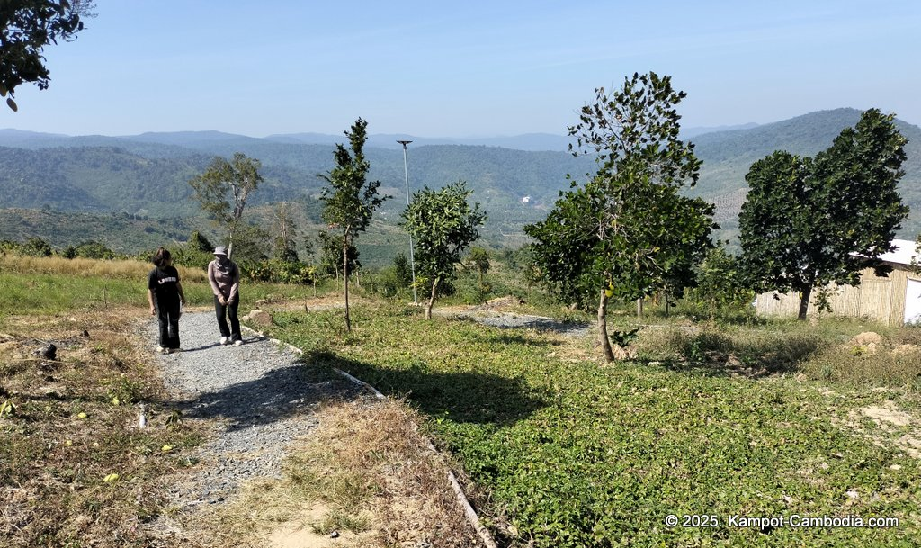 Kampot Top View Camping and Cafe on a mountain in Kampot, Cambodia