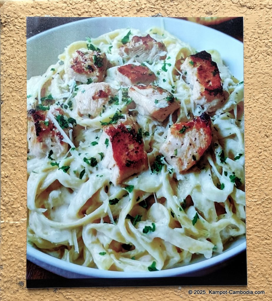 Turquaz restaurant & bar in Kampot, Cambodia. Turkish and Italian food.