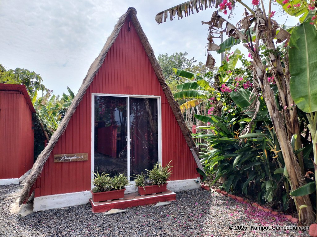 Casa Botanica Gardens and Rooms in Kampot, Cambodia.