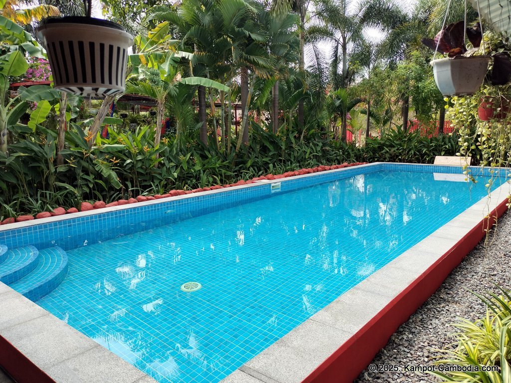 Casa Botanica Gardens and Rooms in Kampot, Cambodia.