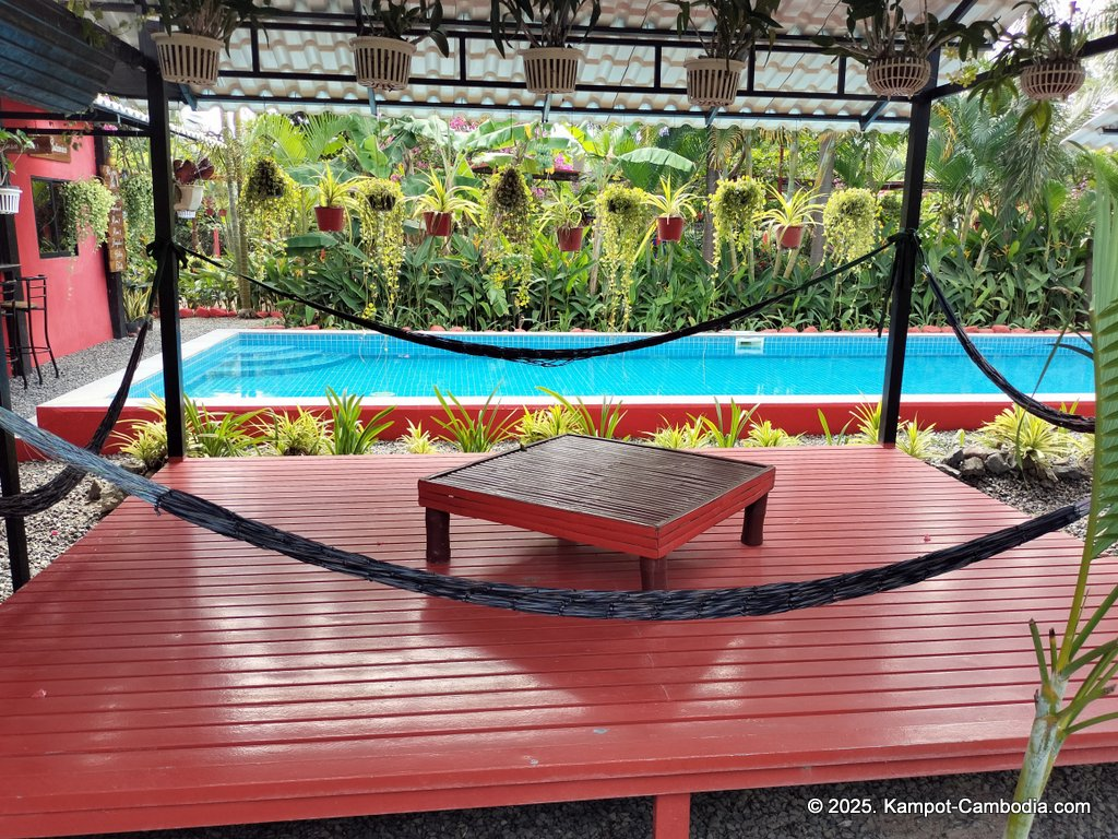 Casa Botanica Gardens and Rooms in Kampot, Cambodia.