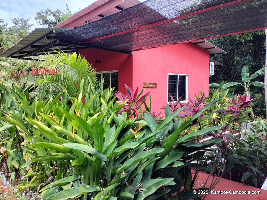 Casa Botanica Gardens and Rooms in Kampot, Cambodia.