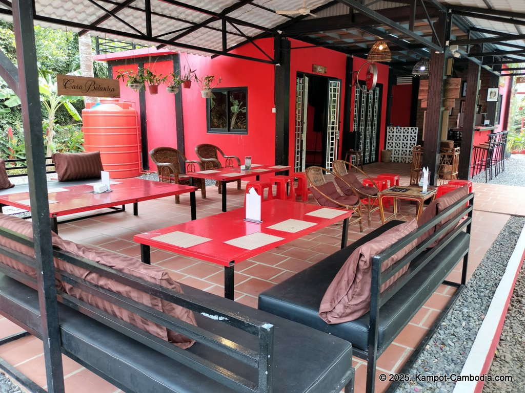 Casa Botanica Gardens and Rooms in Kampot, Cambodia.